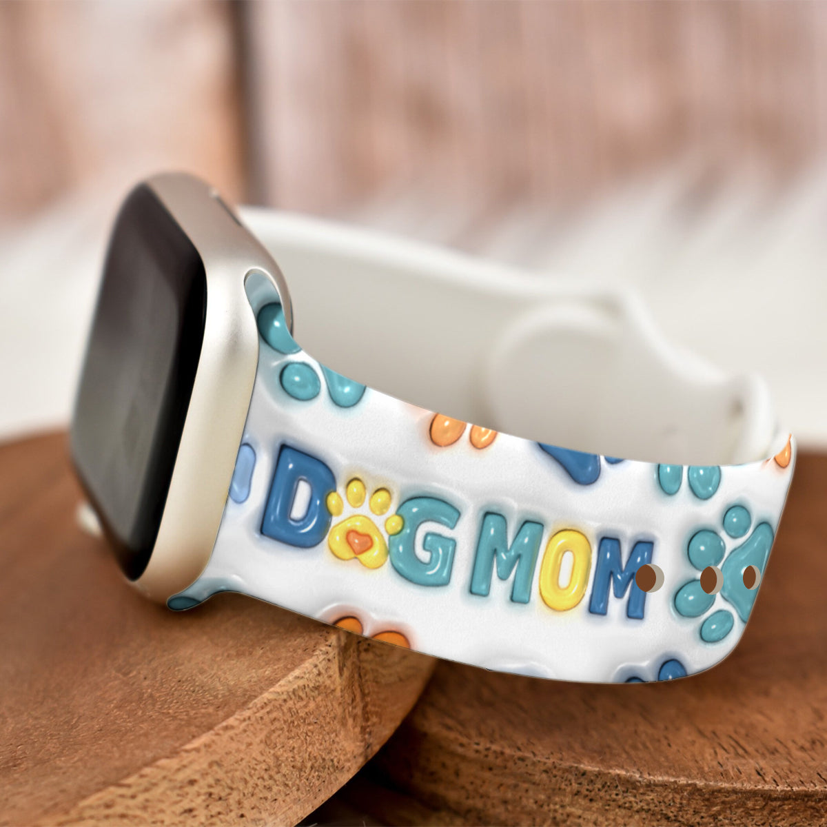 Best Dog Dad/ Mom Ever - Personalized Dog Apple Watch Band