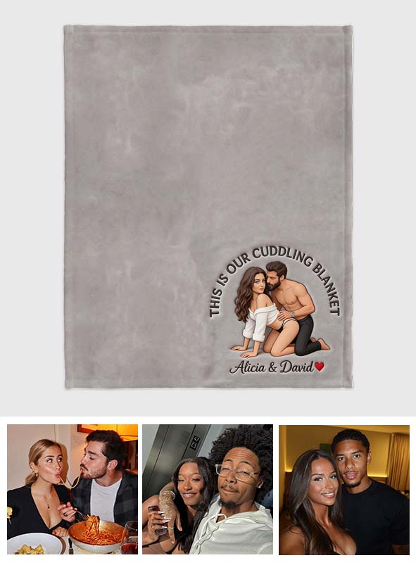 I Love You Forever - Personalized Spicy Couple Blanket