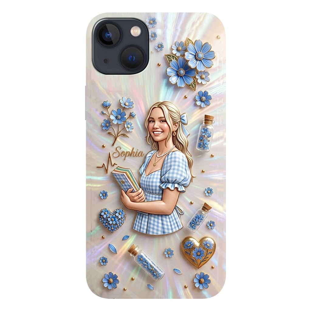 Floral Aesthetic - Personalized Flower Lover Full Print Phone Case