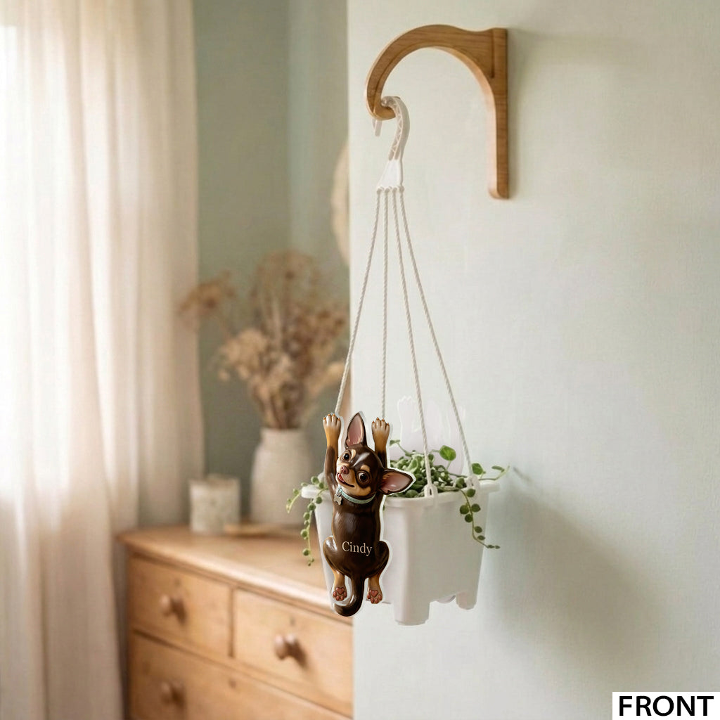 Custom Any Photo Funny Pet - Personalized Dog Hanging Pot