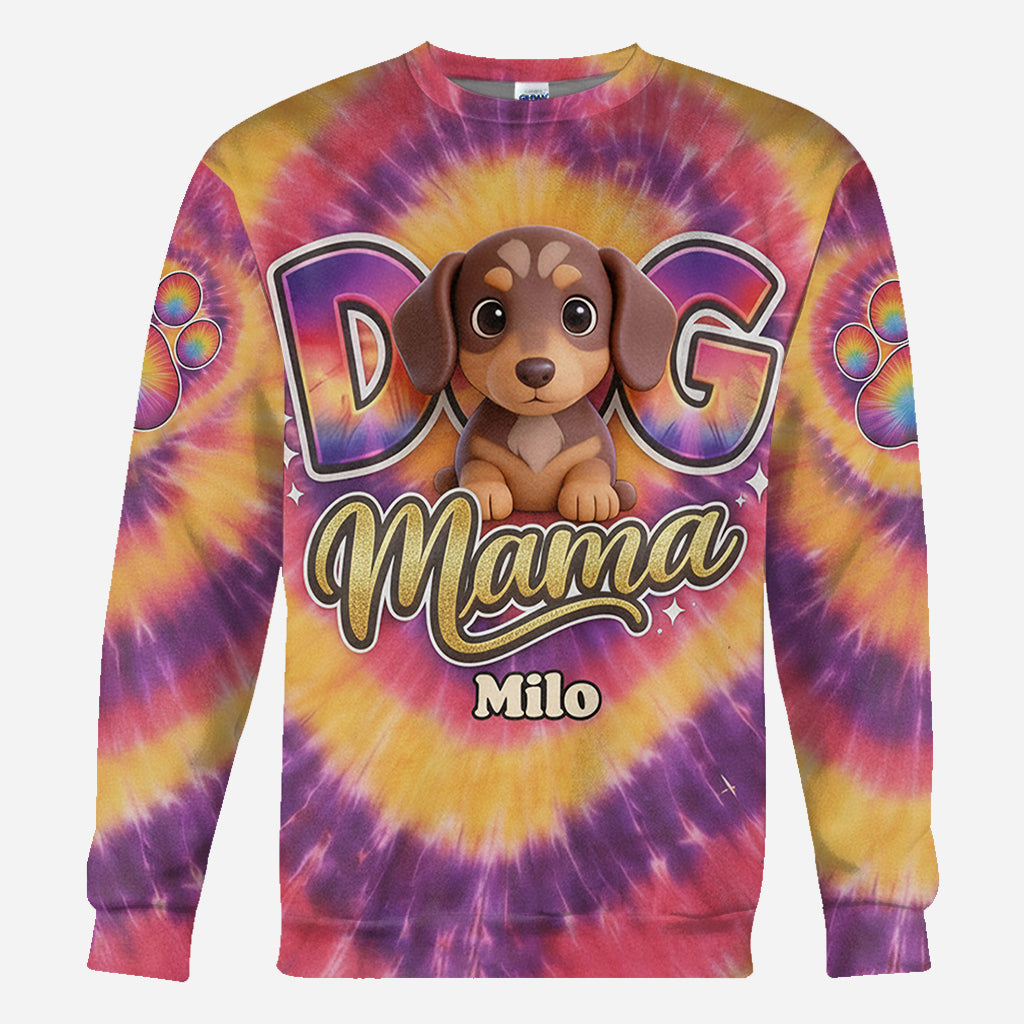 Custom Any Photo Dog Mama - Personalized Dog All Over Shirt