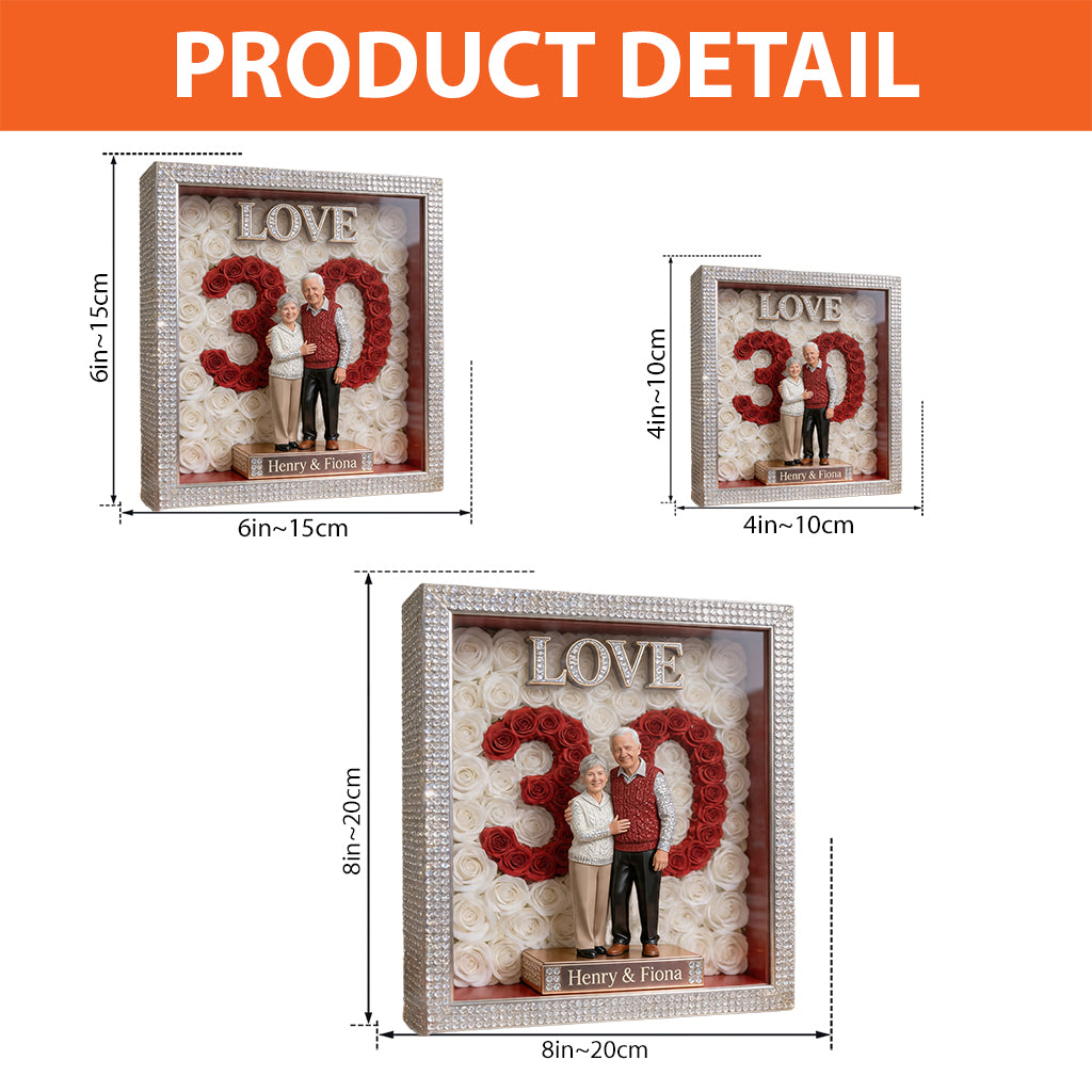 Custom Any Photo Anniversary - Personalized Couple Custom Shaped Acrylic Plaque