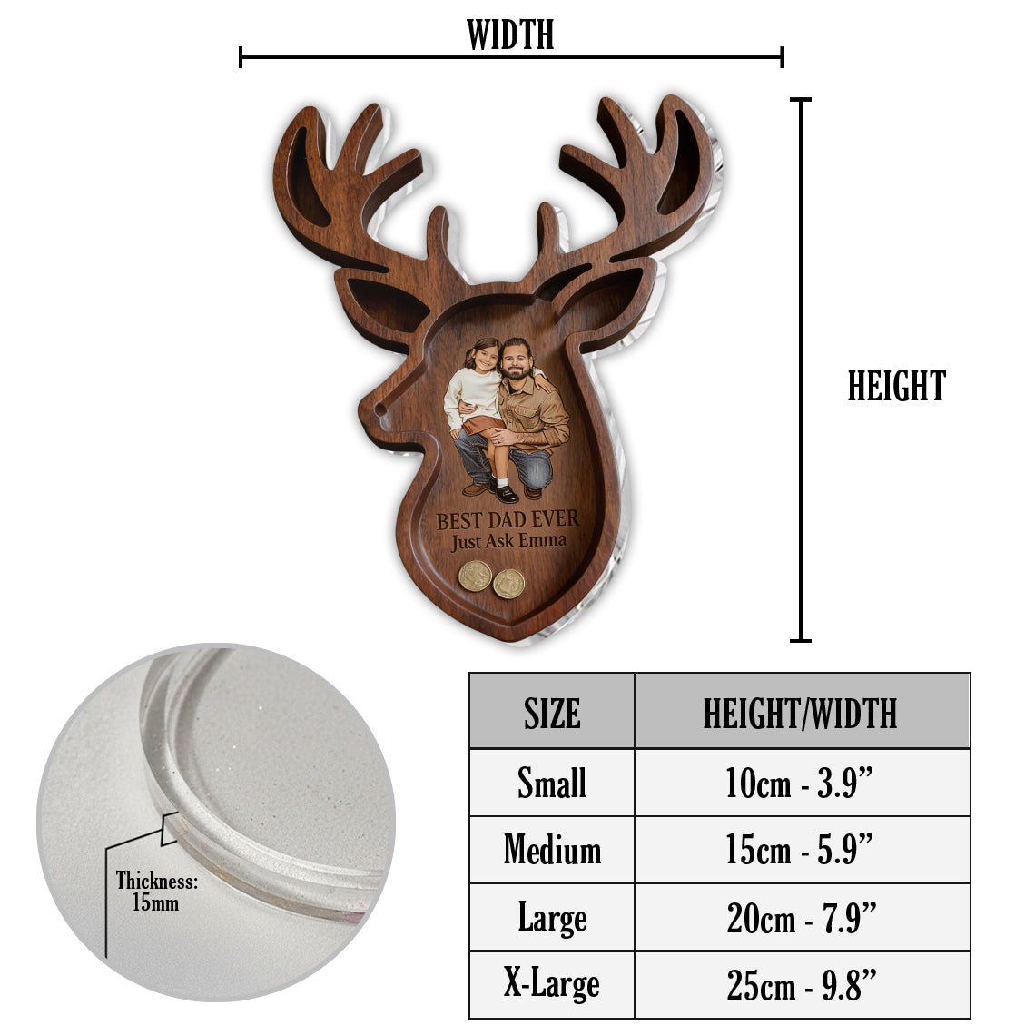 Hunting Dad - Personalized Hunting Catch-All Tray