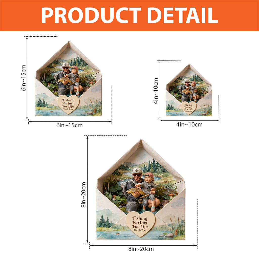 A Letter Of Me To You - Personalized Family Custom Shaped Acrylic Plaque