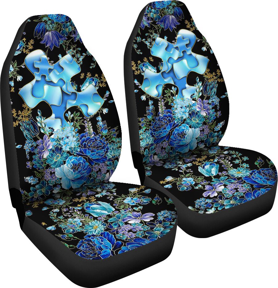 Blue Autism Piece Autism Awareness Seat Covers 0622