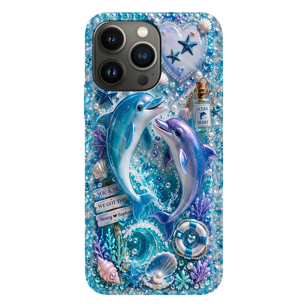 I'm Yours - Personalized Dolphin Full Print Phone Case
