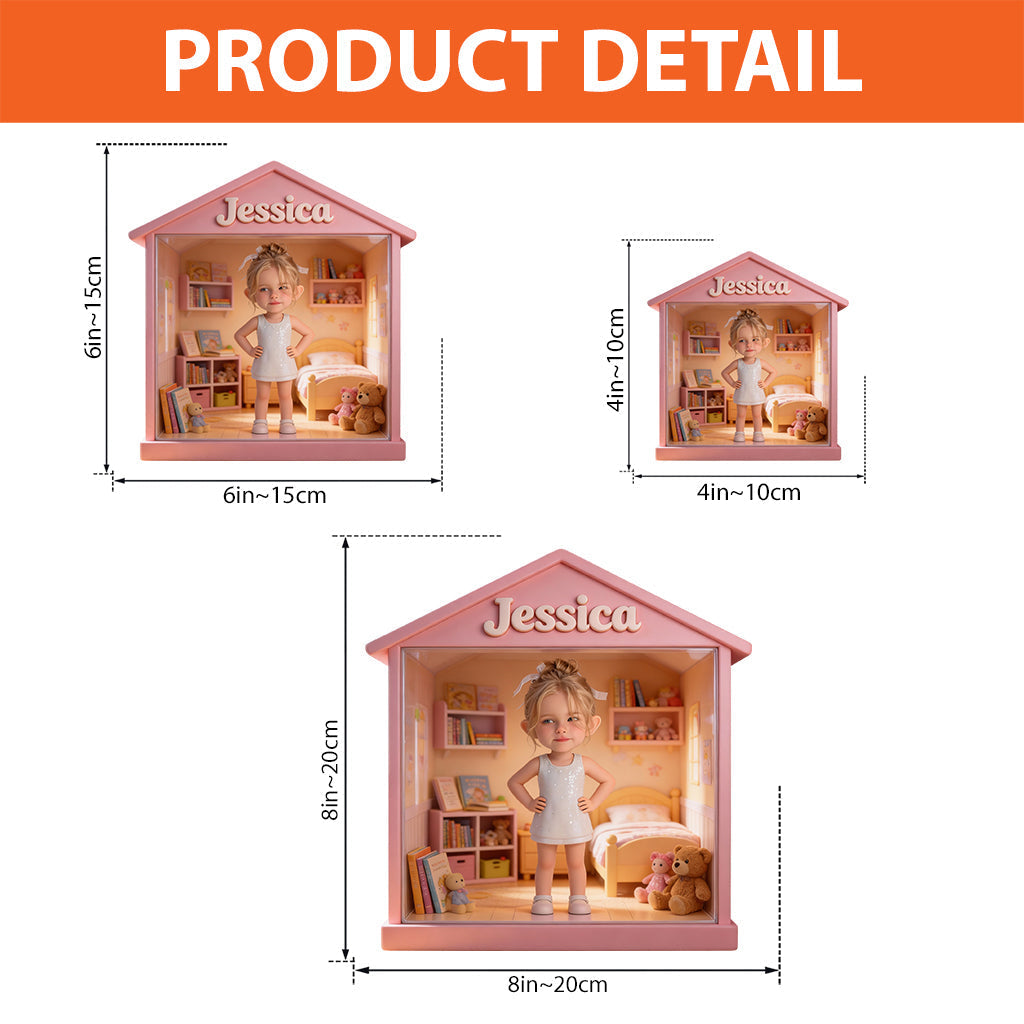 Kid House - Personalized Kid Custom Shaped Acrylic Plaque