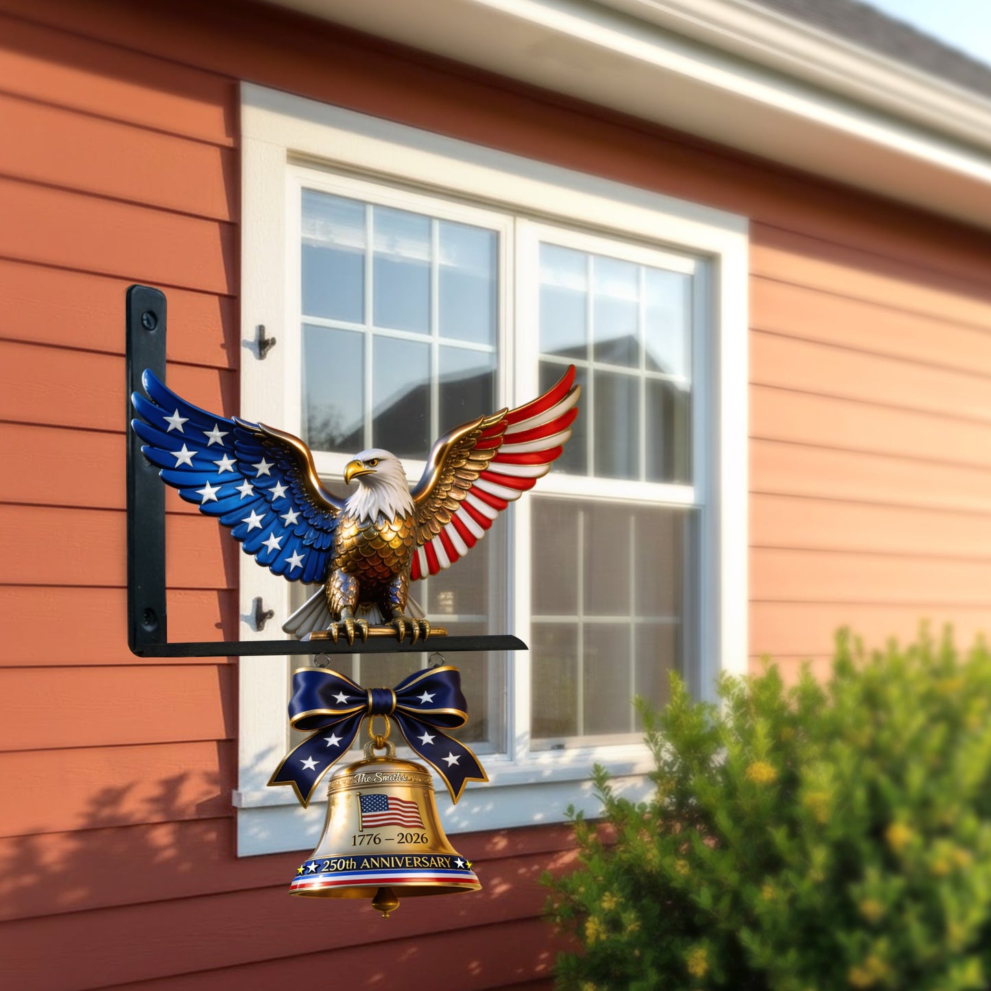 250 Years Of America - Personalized Patriot Wooden Wall Mount Sign