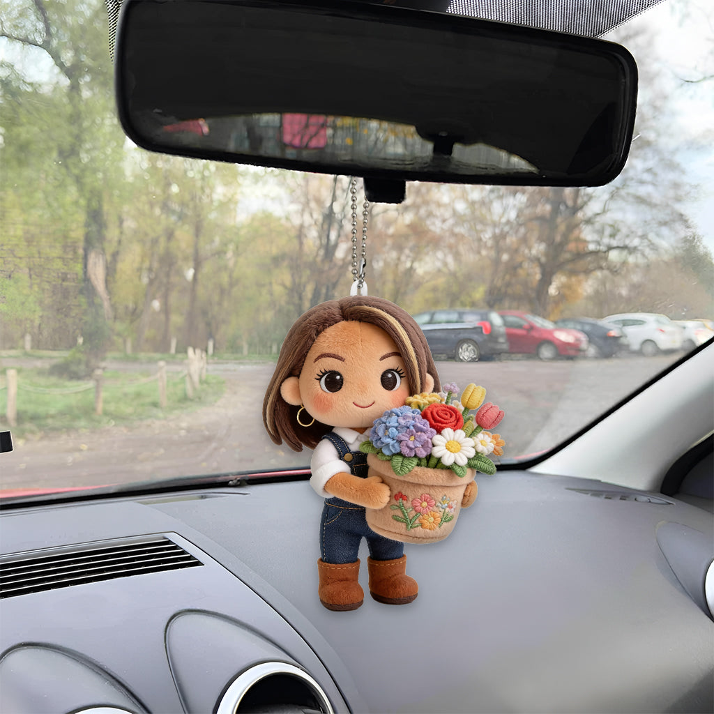 Gardener Of The Year - Personalized Gardening Plush Keychain