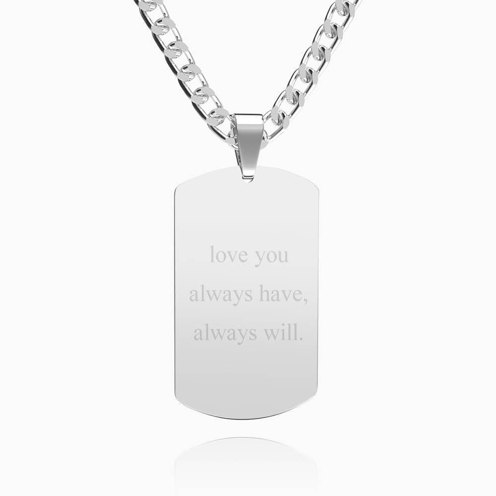 Any Photo - Personalized Military Dog Tags Necklace