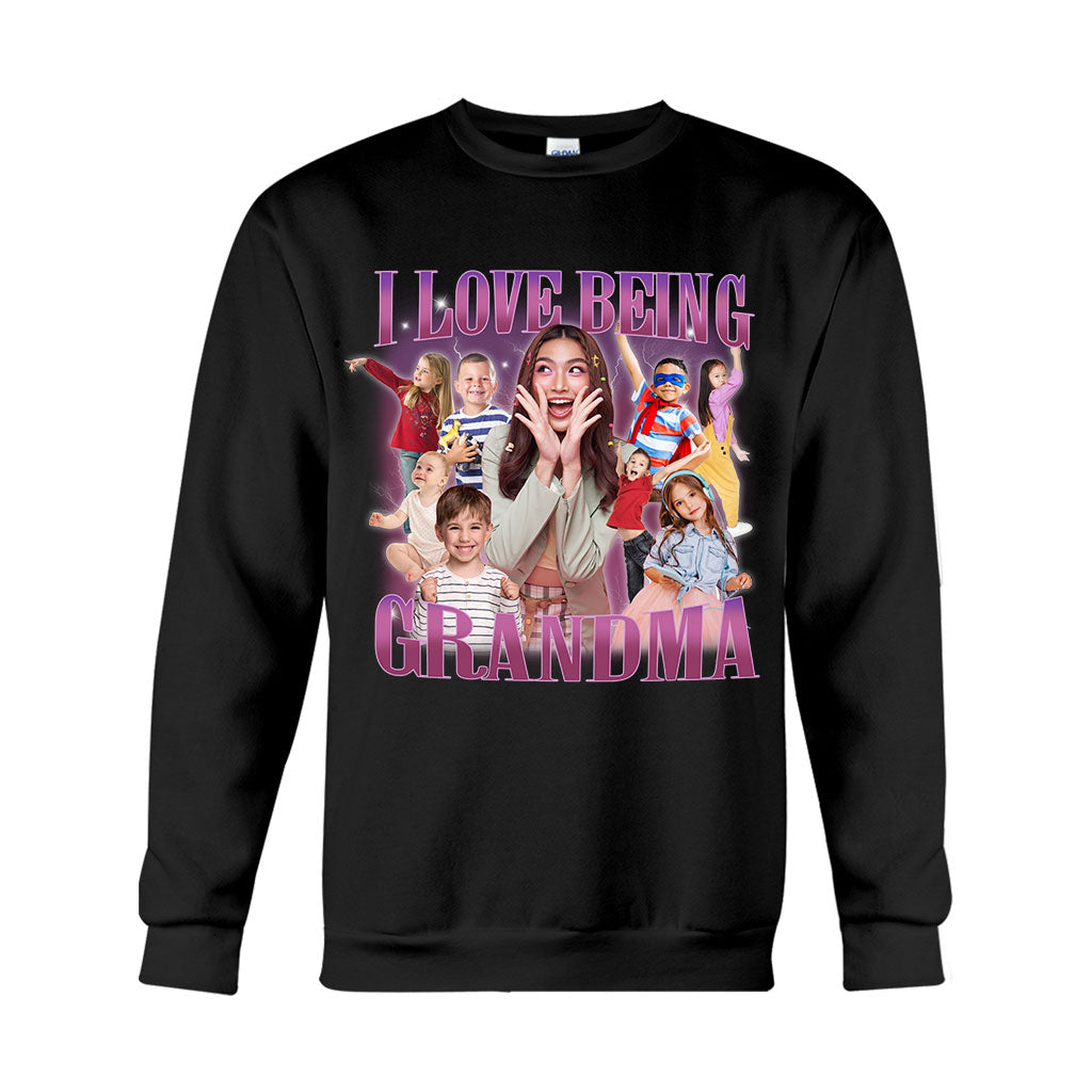 I Love Being Grandma/ Nana/ Mimi/ Gigi... - Personalized Grandma T-shirt And Hoodie