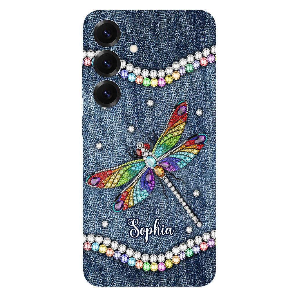 Beautiful Dragonfly - Personalized Dragonfly Full Print Phone Case