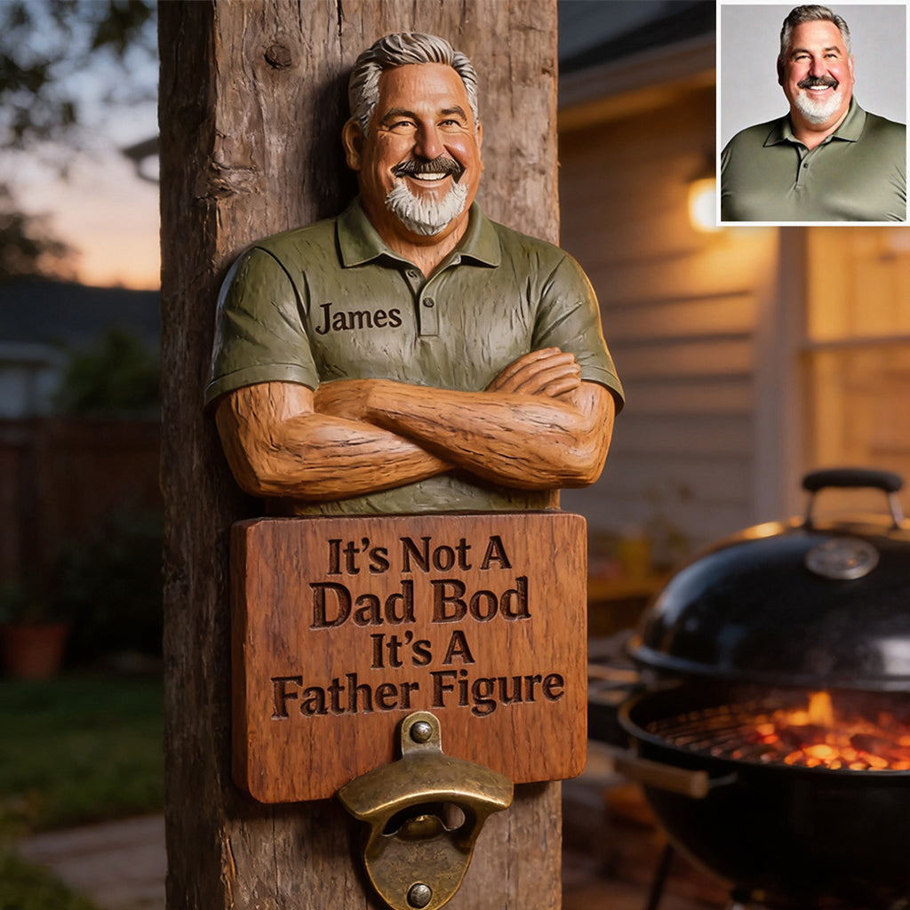 Beer Zone - Personalized Father Wall Bottle Opener