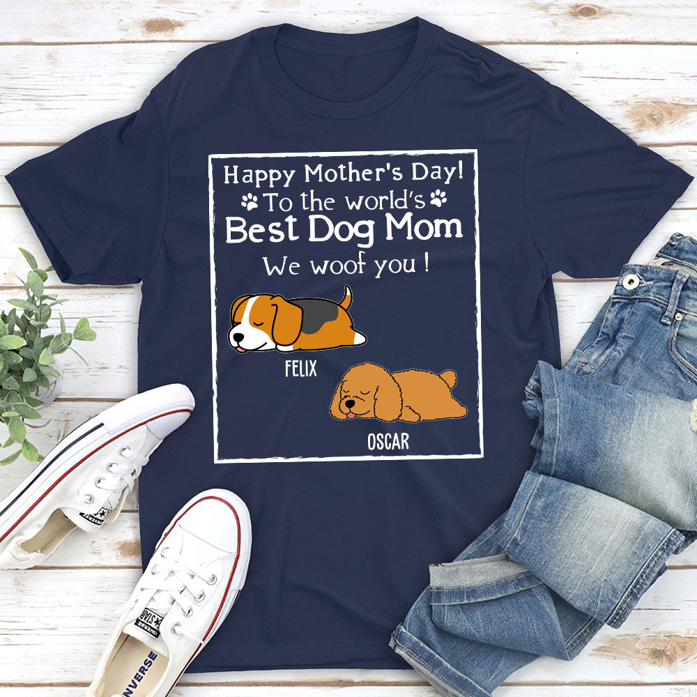 Dog Mom Classic Tee – Customizable Dog-Themed Shirt for Pet Lovers