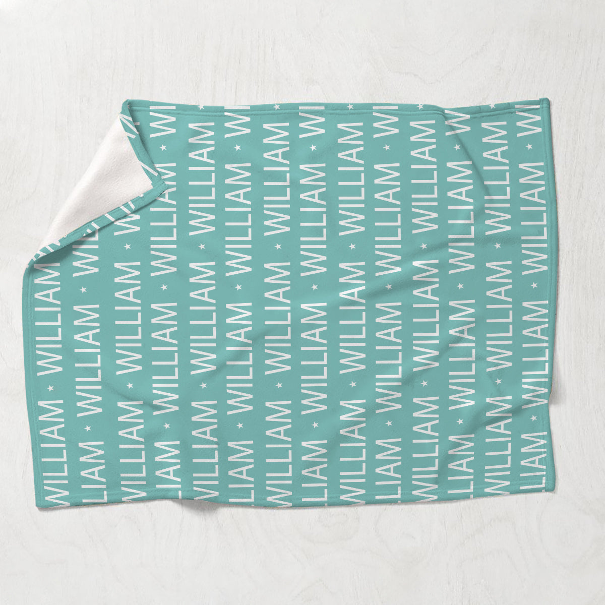 Custom Name Pattern - Gift for grandson - Personalized Blanket