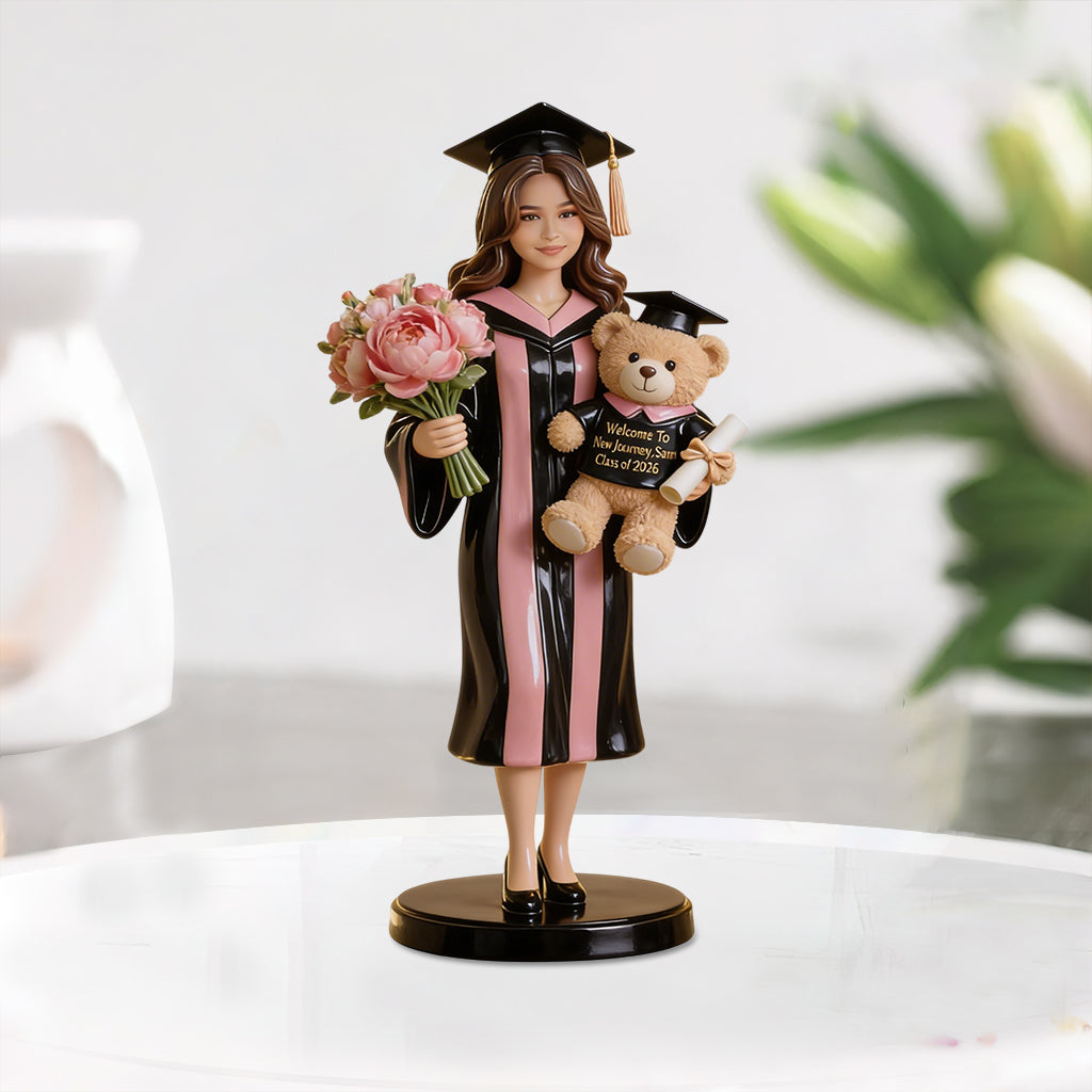 Happy Graduation Gift - Personalized Graduation Custom Shaped Acrylic Plaque