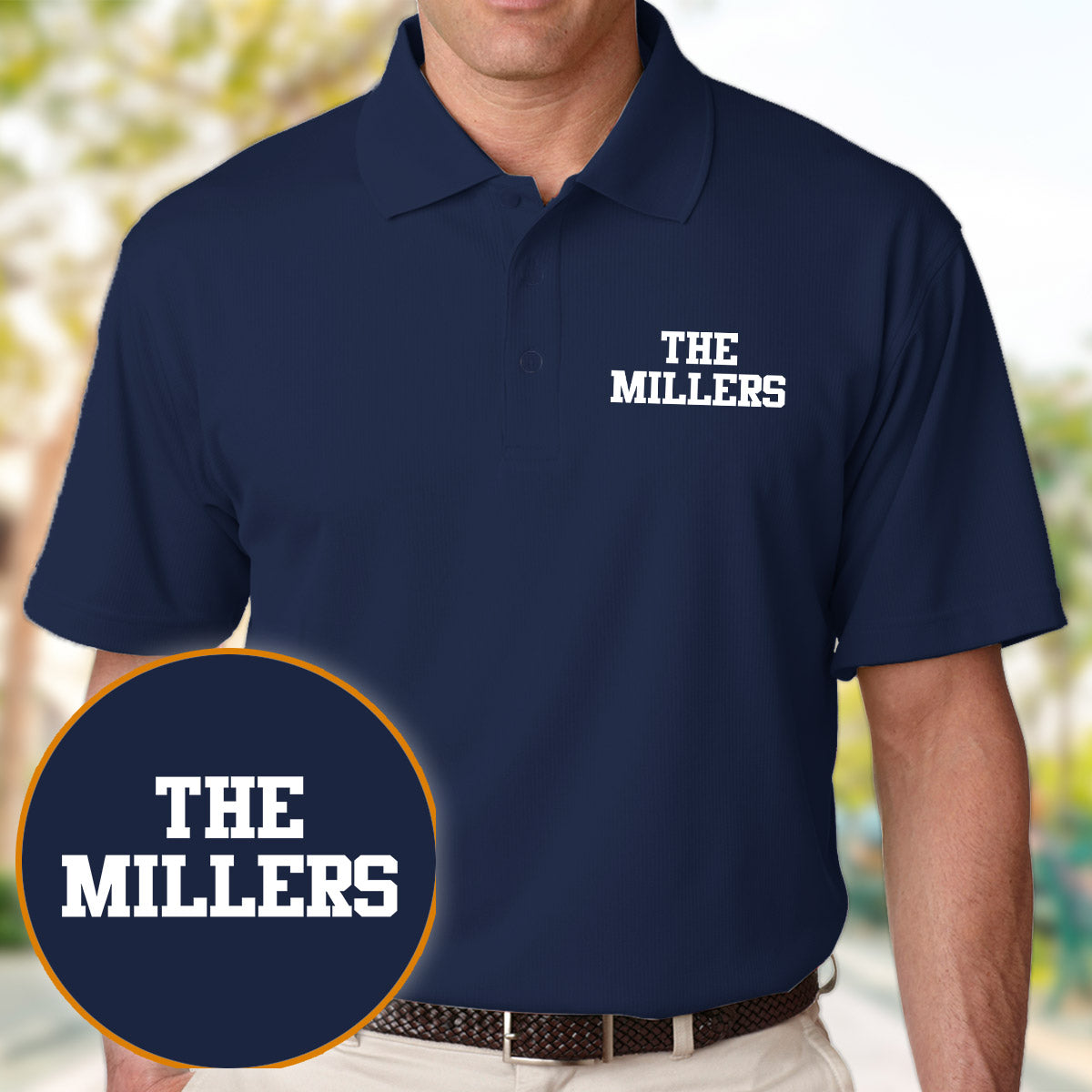 Custom Name - Personalized Family Embroidered Polo Shirt