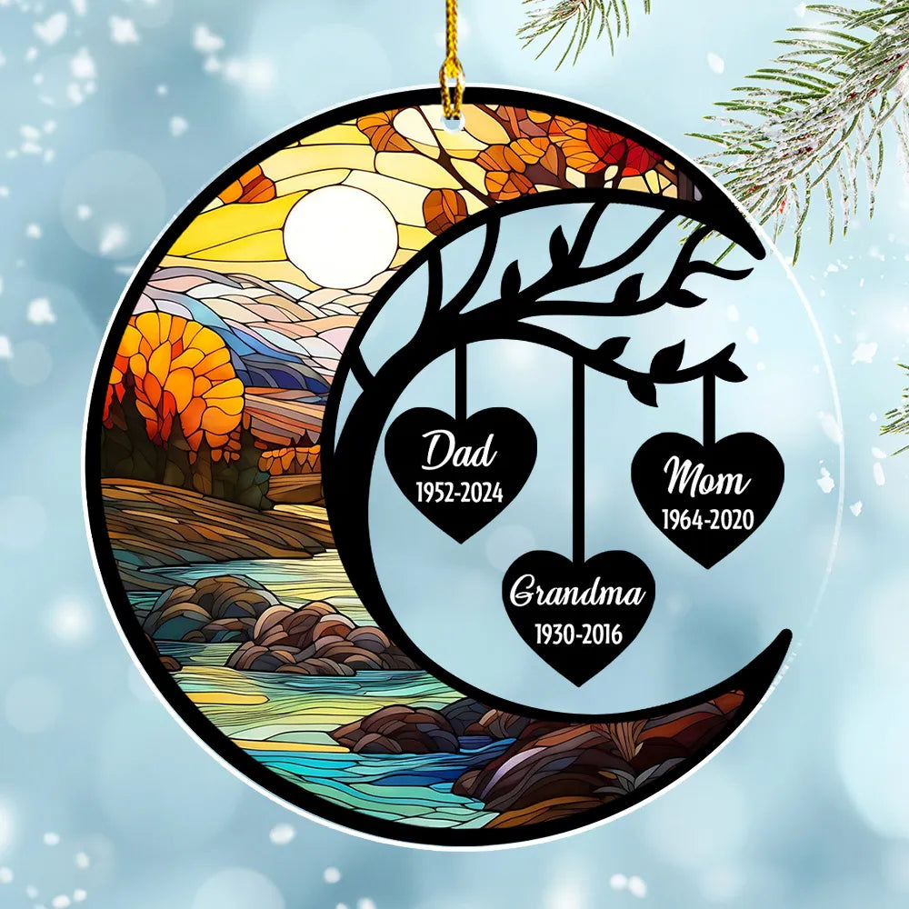 Acrylic Ornament Memorial High Clarity Beautiful and Durable Keepsake Gift