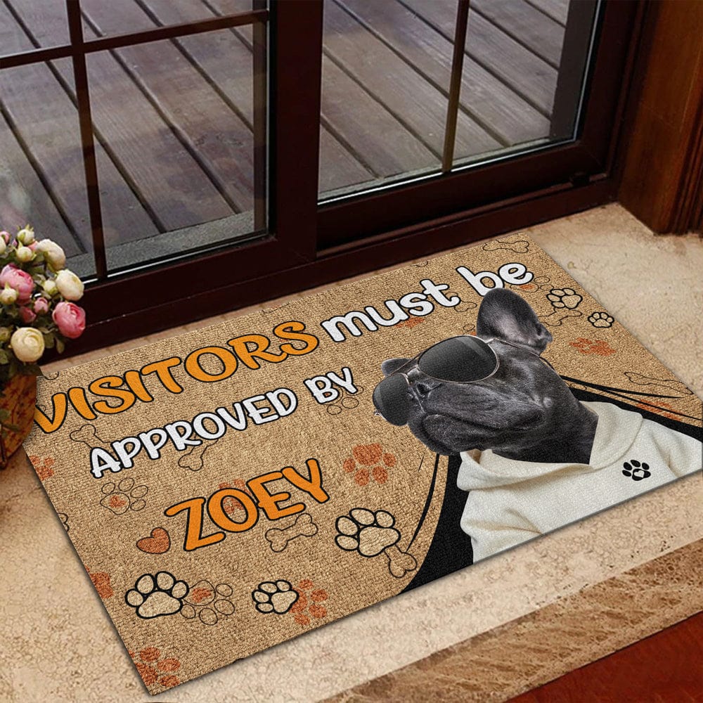Personalized Dog Lovers Doormat - Custom Entrance Mat