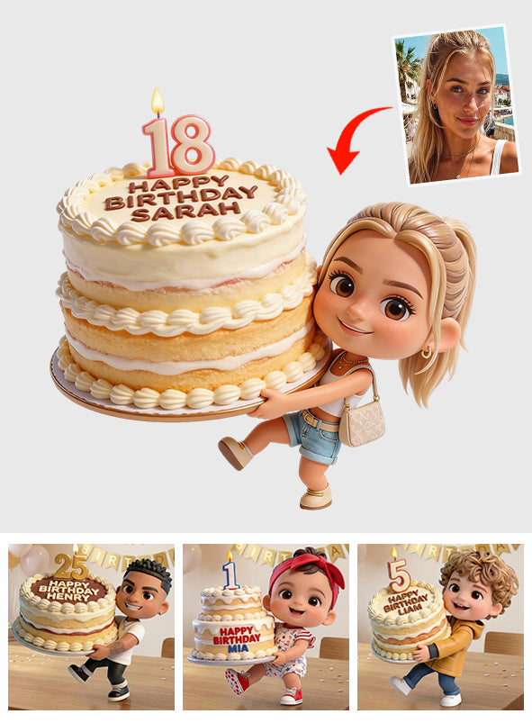 Custom Any Photo - Personalized Birthday Premium 3D Figurine