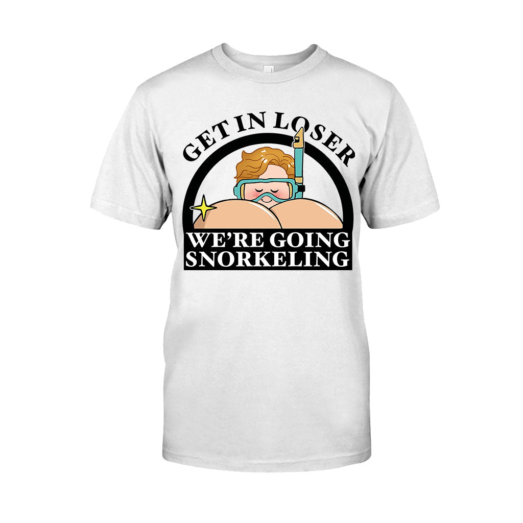 Get In Loser Funny Snorkeler - Personalized Scuba Diving T-shirt And Hoodie