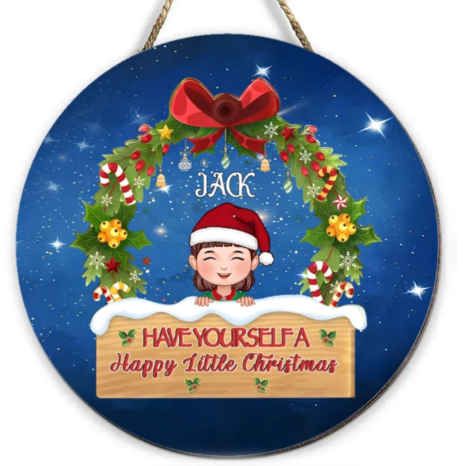Have Yourself a Merry Christmas Personalized Ornament, Keychain, Plaque, Pillow, Sign - Custom Holiday Gift