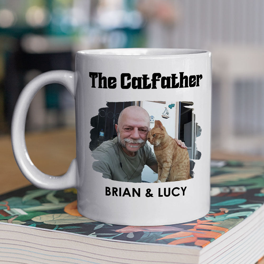 Cat Lover – Personalized White Ceramic Mug for Cat Lovers, Custom Gift for Cat Lover