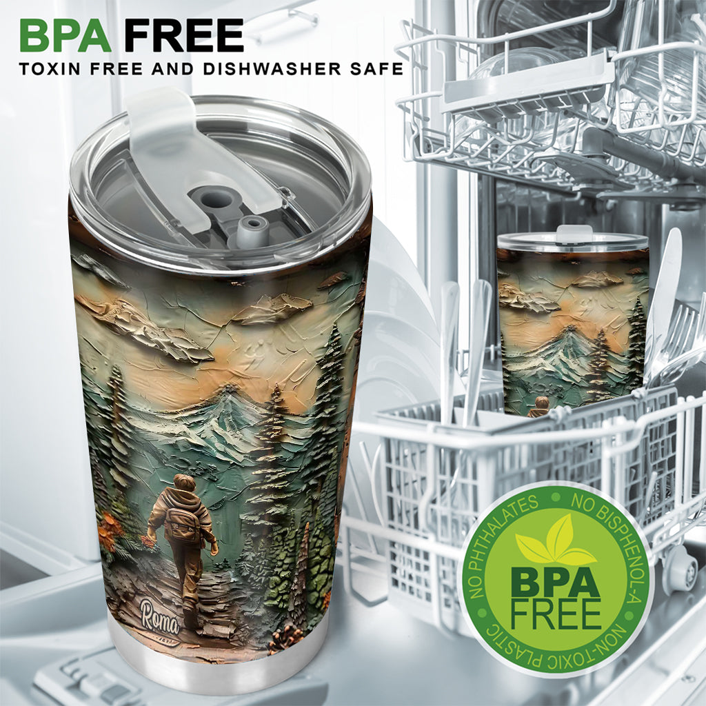 Goods In The Woods - Personalized Hiking Tumbler