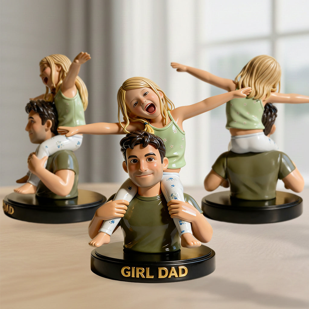 Best Dad Ever - Personalized Father Premium 3D Figurine