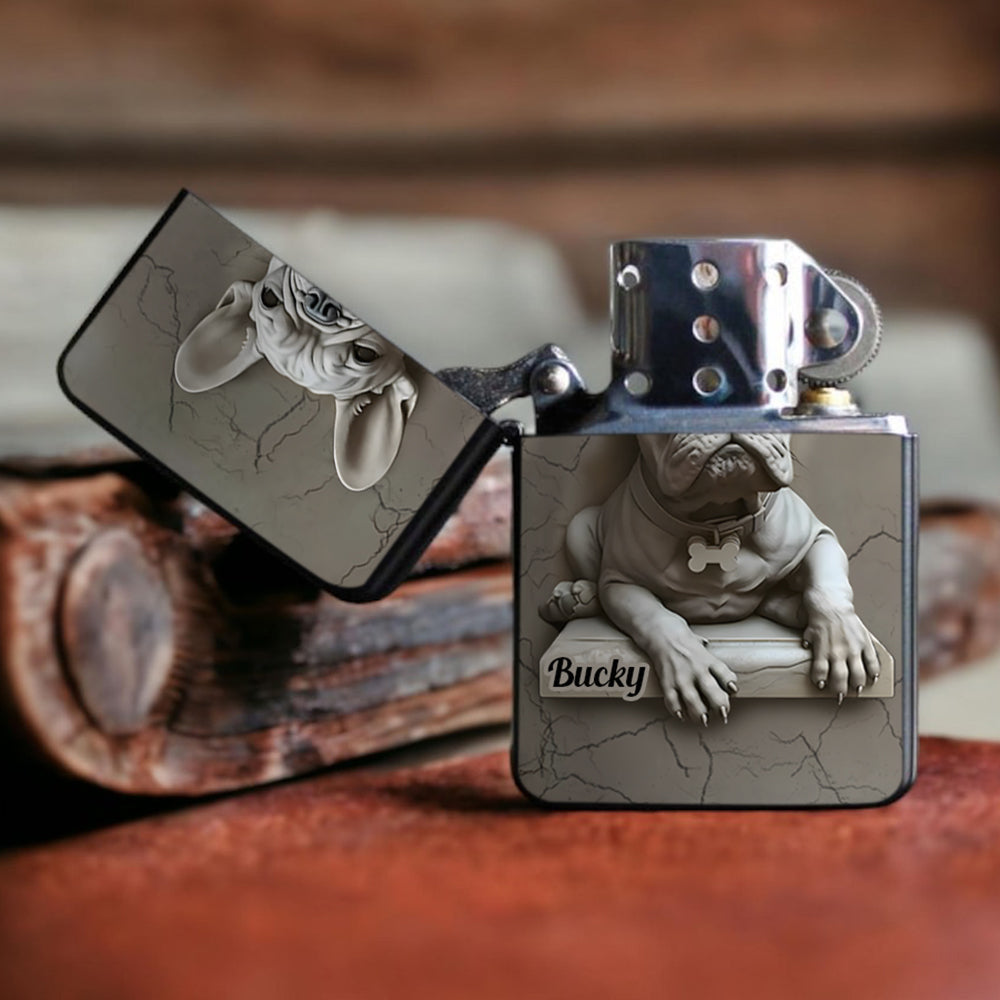 French Bulldog - Personalized French Bulldog Lighter