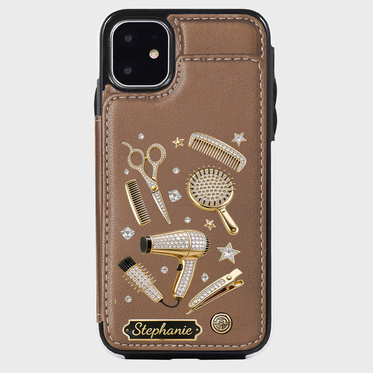 Hairdresser Scissors Salon Decor - Personalized Hairdresser Wallet Phone Case