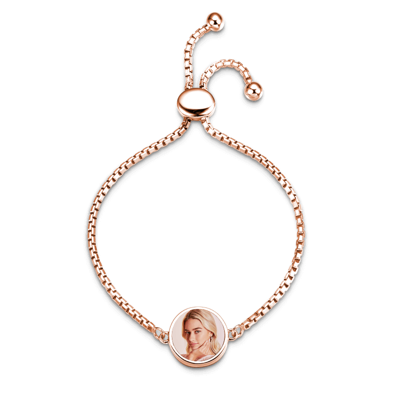 Any Photo - Personalized Circle Photo Bracelet