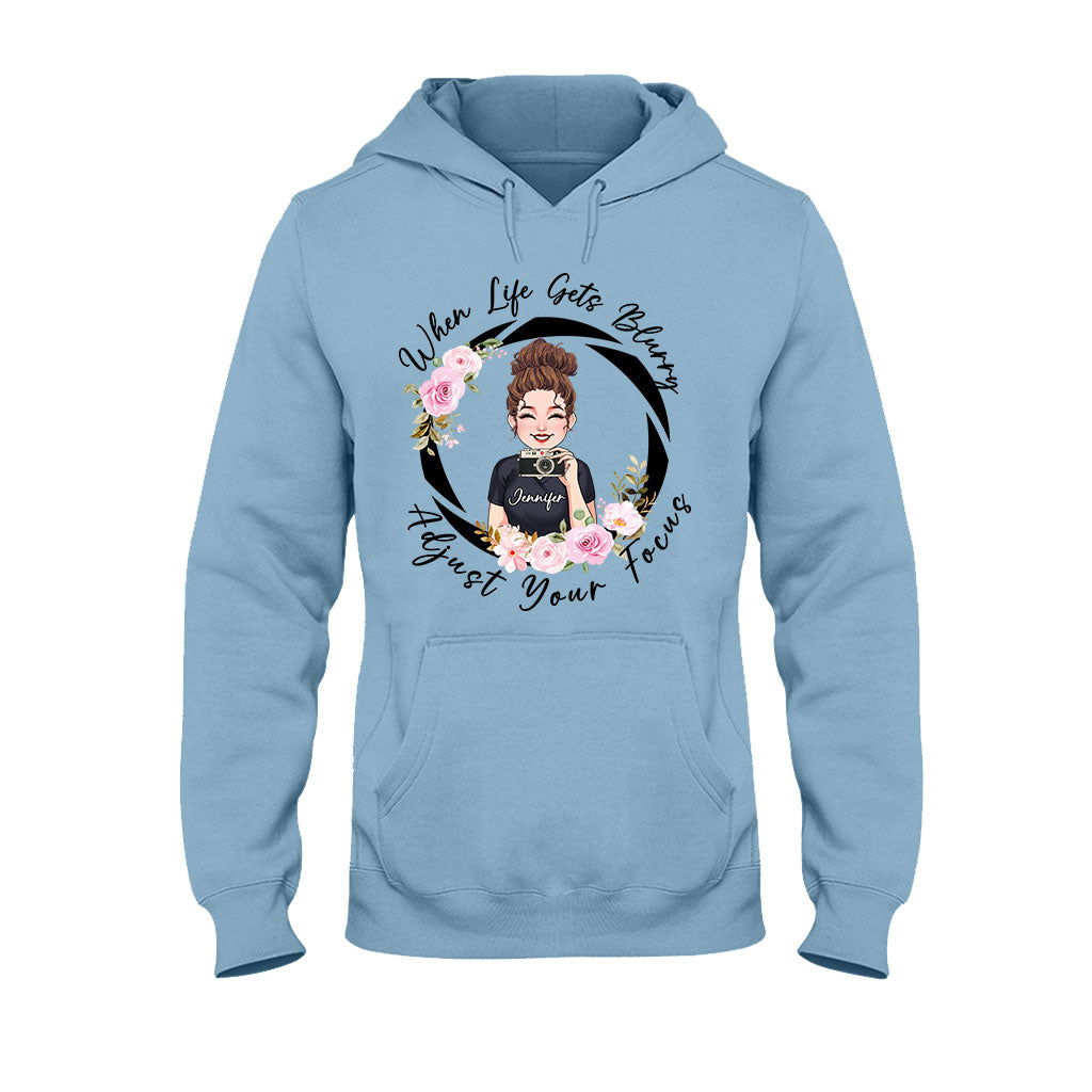 Adjust Your Focus - Personalized Photography T-shirt and Hoodie