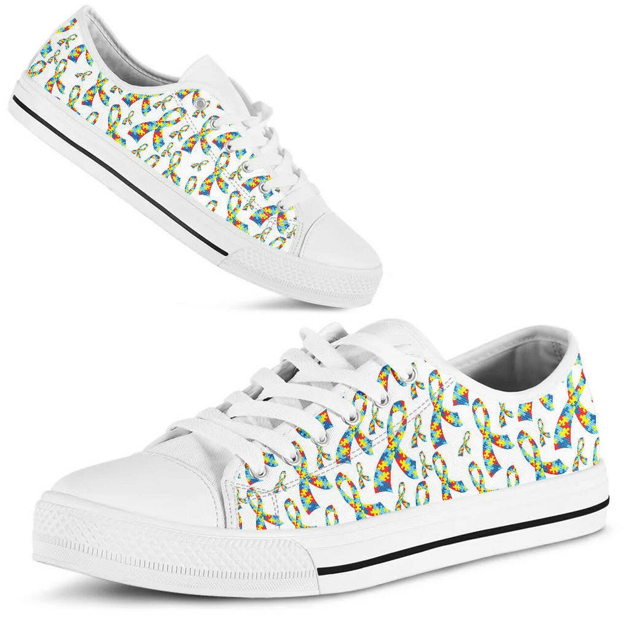 Autism Awareness Low Top Shoes 0921