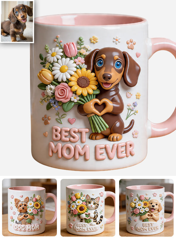 Custom Any Photo - Personalized Dog Accent Mug & Coaster