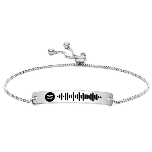 Any Scannable Spotify Code - Personalized Scannable Spotify Code Bracelet