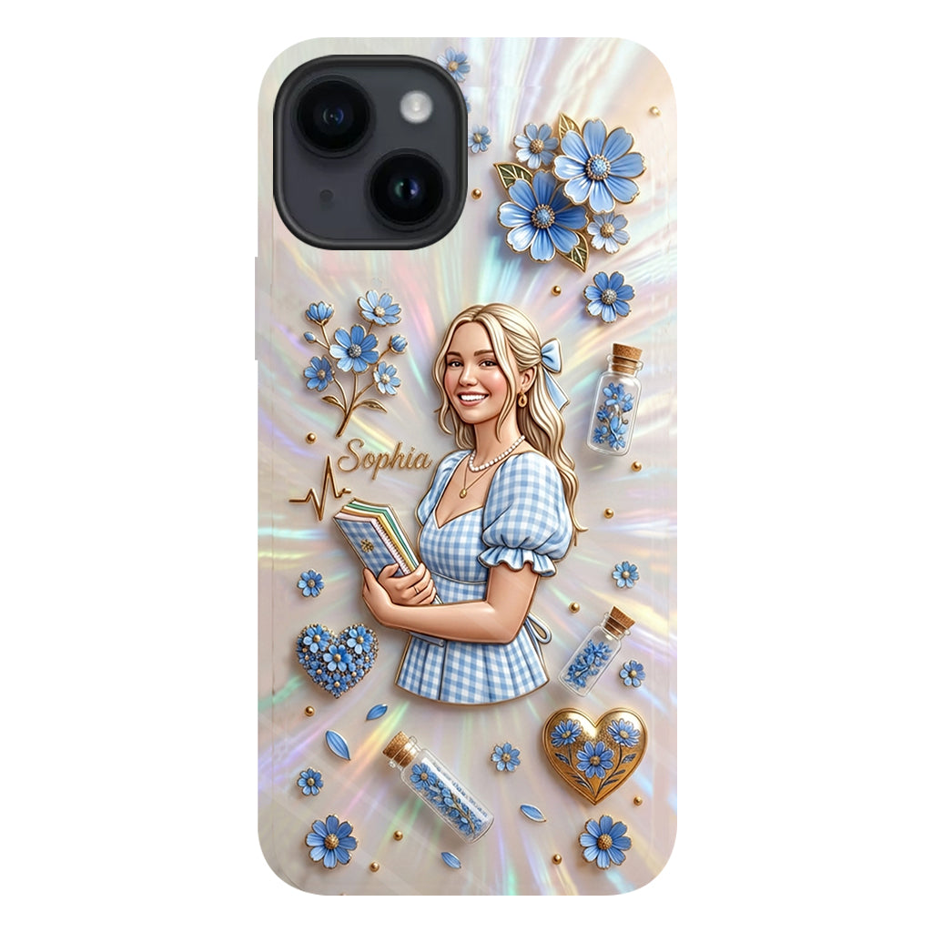 Floral Aesthetic - Personalized Flower Lover Full Print Phone Case