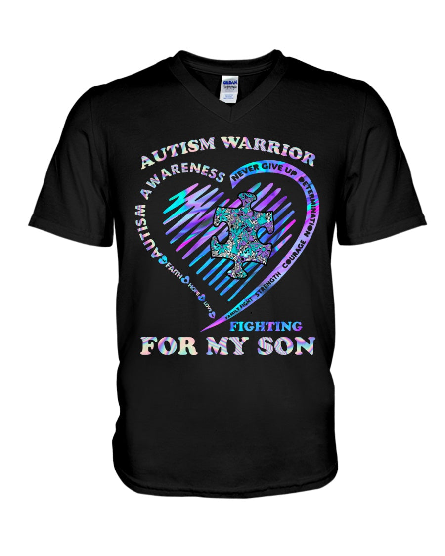 Autism Warrior - Autism Awareness T-shirt and Hoodie 0520