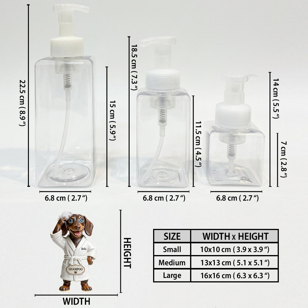 Any Photo Funny Pets - Personalized Dog Pump Dispenser