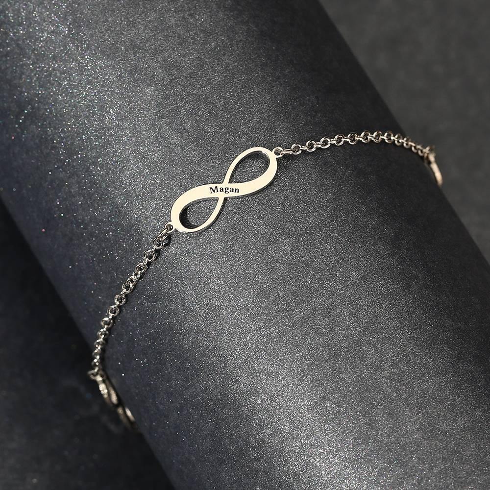 Infinity Love - Personalized Engraved Infinity Anklet