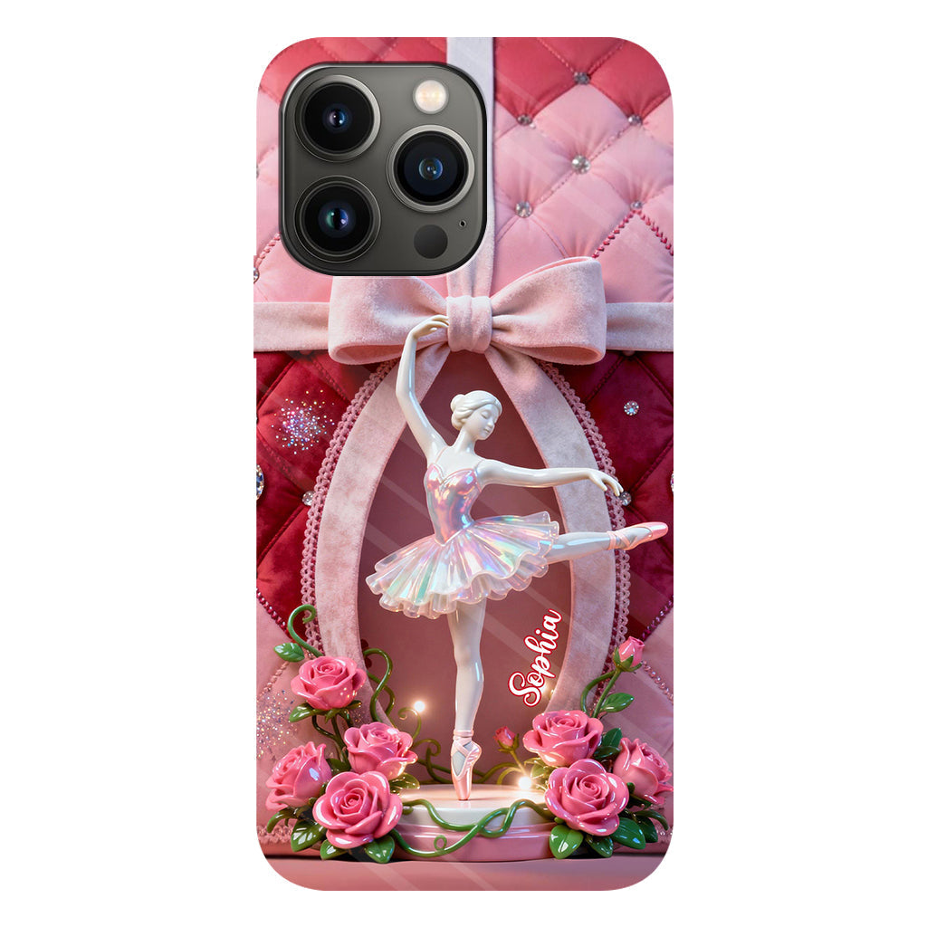 Just A Girl Who Loves To Dance - Personalized Ballet Full Print Phone Case