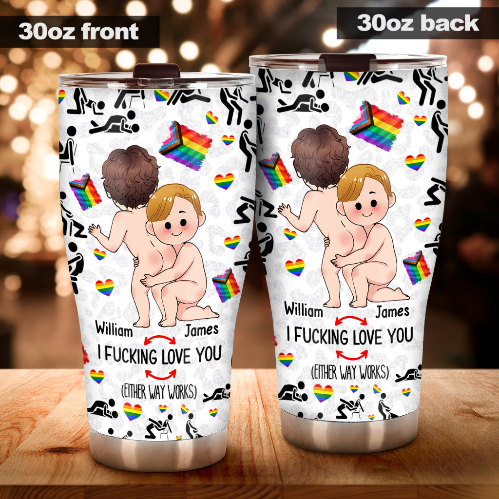 I Love You - Personalized LGBT Support Tumbler