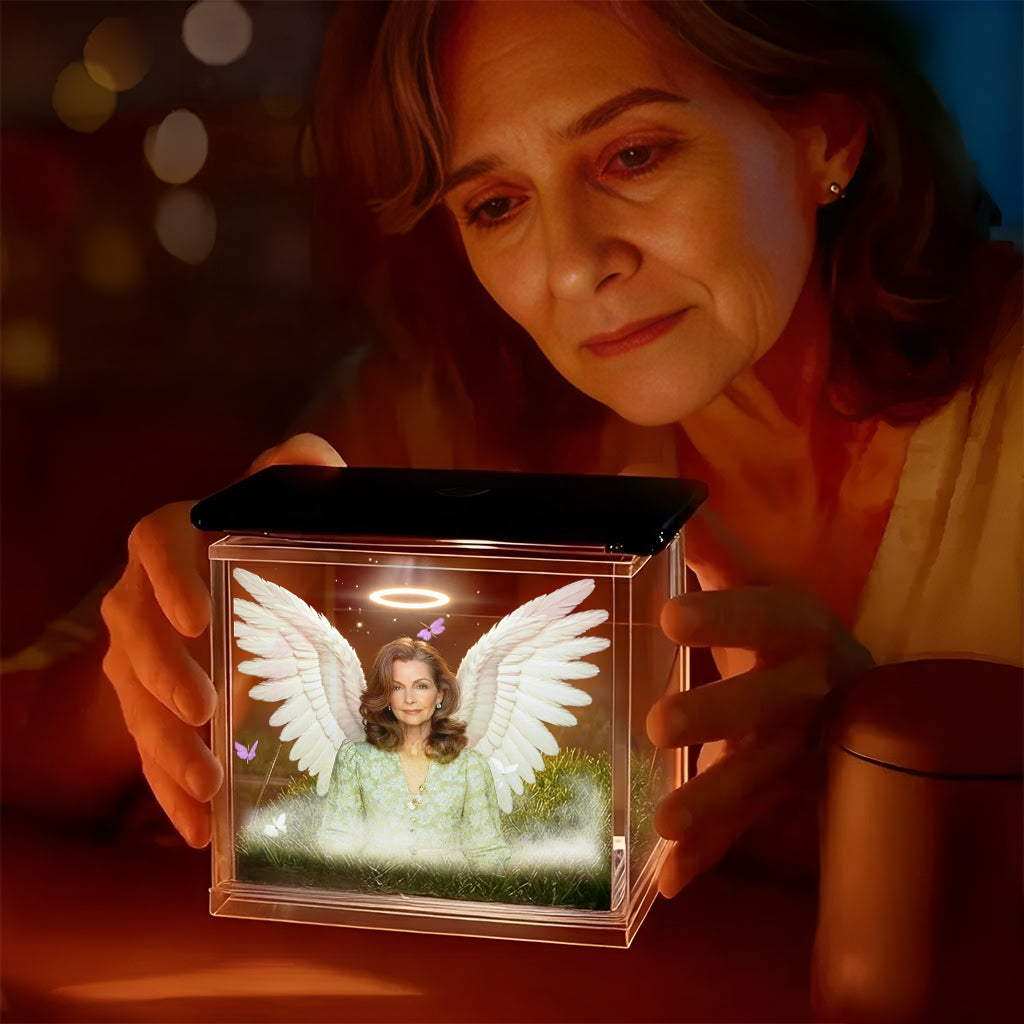 Custom Any Photo Always With You - Personalized Memorial 3D Memory Box