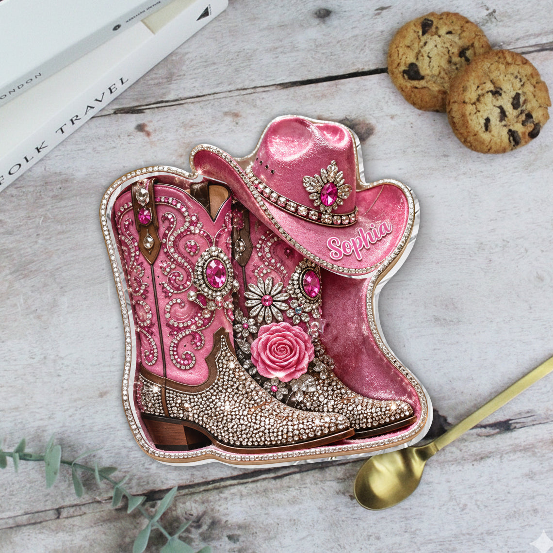 Cowgirl Spirit - Personalized Cowgirl Catch-All Tray