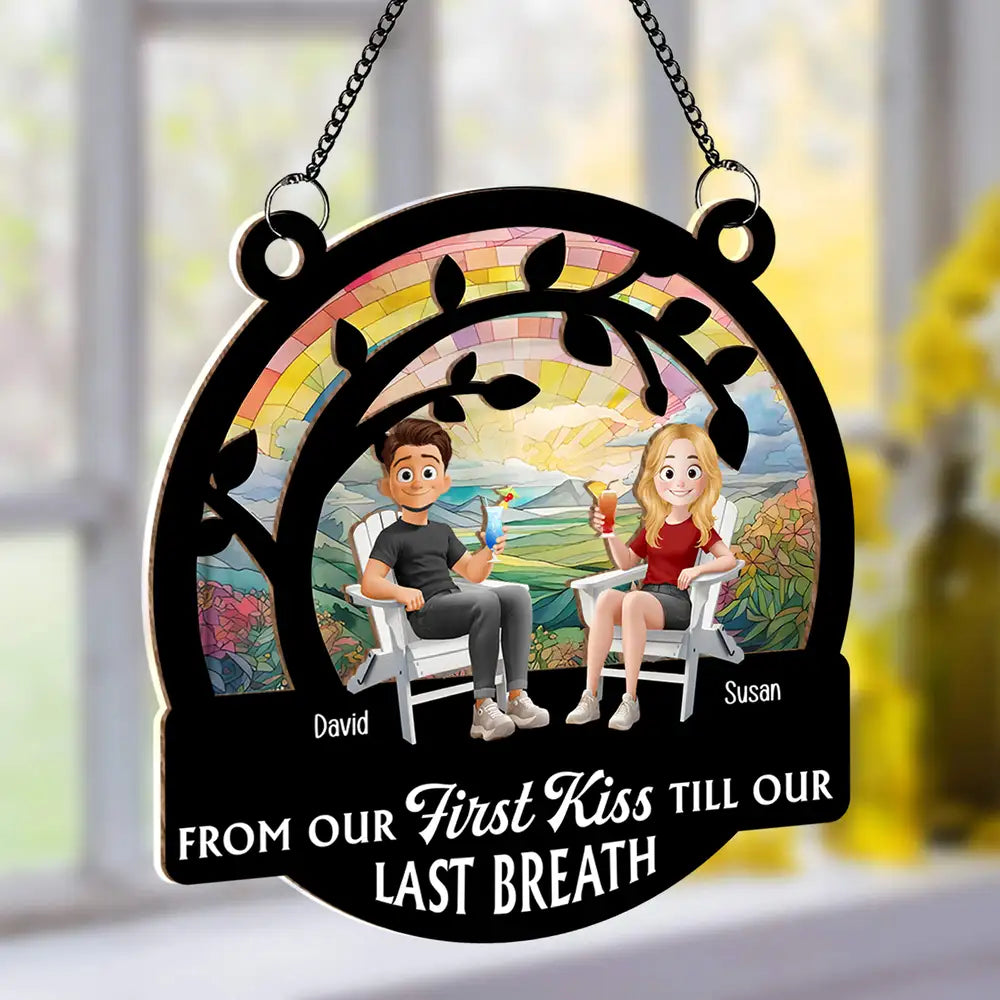 You and Me We Got This – Personalized Wood and Acrylic Layered Ornament for Couples