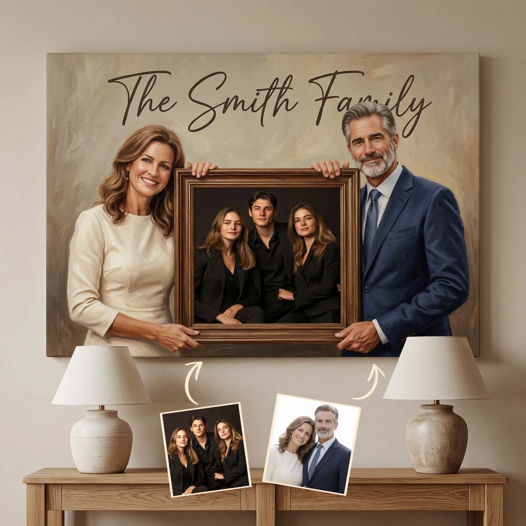 Family Generations - Personalized Family Canvas And Poster