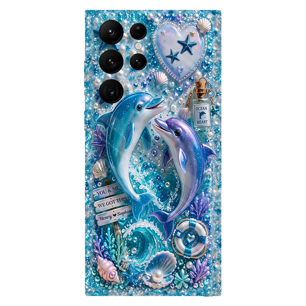 I'm Yours - Personalized Dolphin Full Print Phone Case