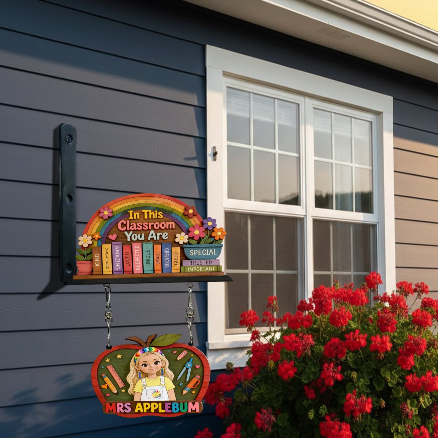 In This Classroom, You Are - Personalized Teacher Wooden Wall Mount Sign
