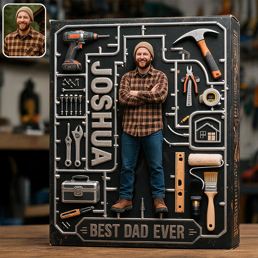Can Fix Everything - Personalized Father Custom Shaped Acrylic Plaque