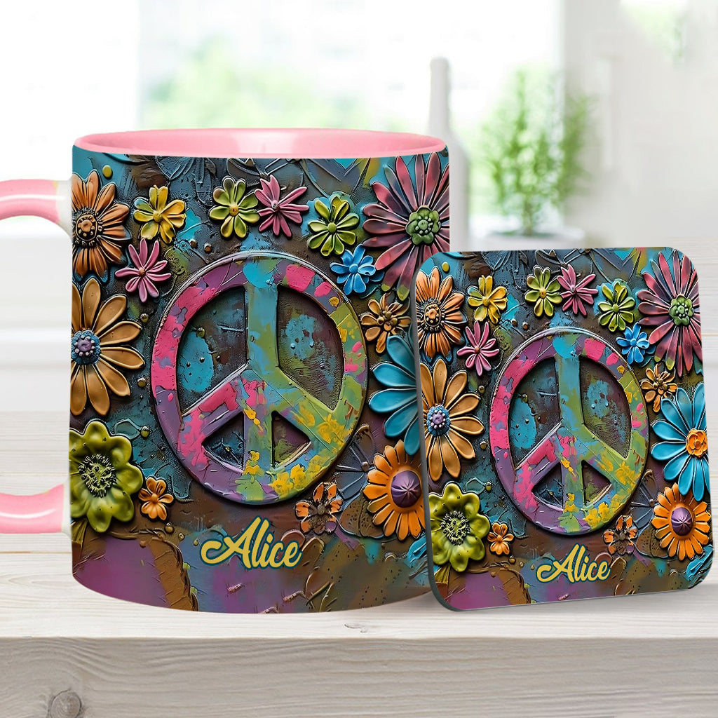 Hippie Soul - Personalized Hippie Accent Mug